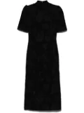 ROTATE BIRGER CHRISTENSEN jacquard midi dress - Black