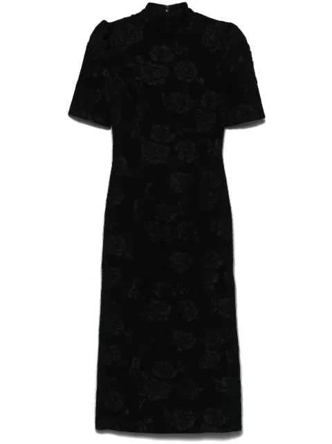 ROTATE BIRGER CHRISTENSEN jacquard midi dress