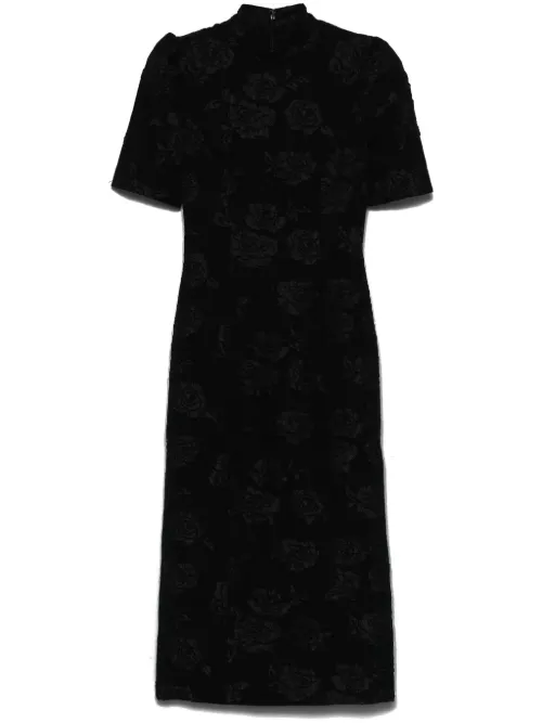 Robe en jacquard à coupe mi-longue - ROTATE BIRGER CHRISTENSEN - Modalova