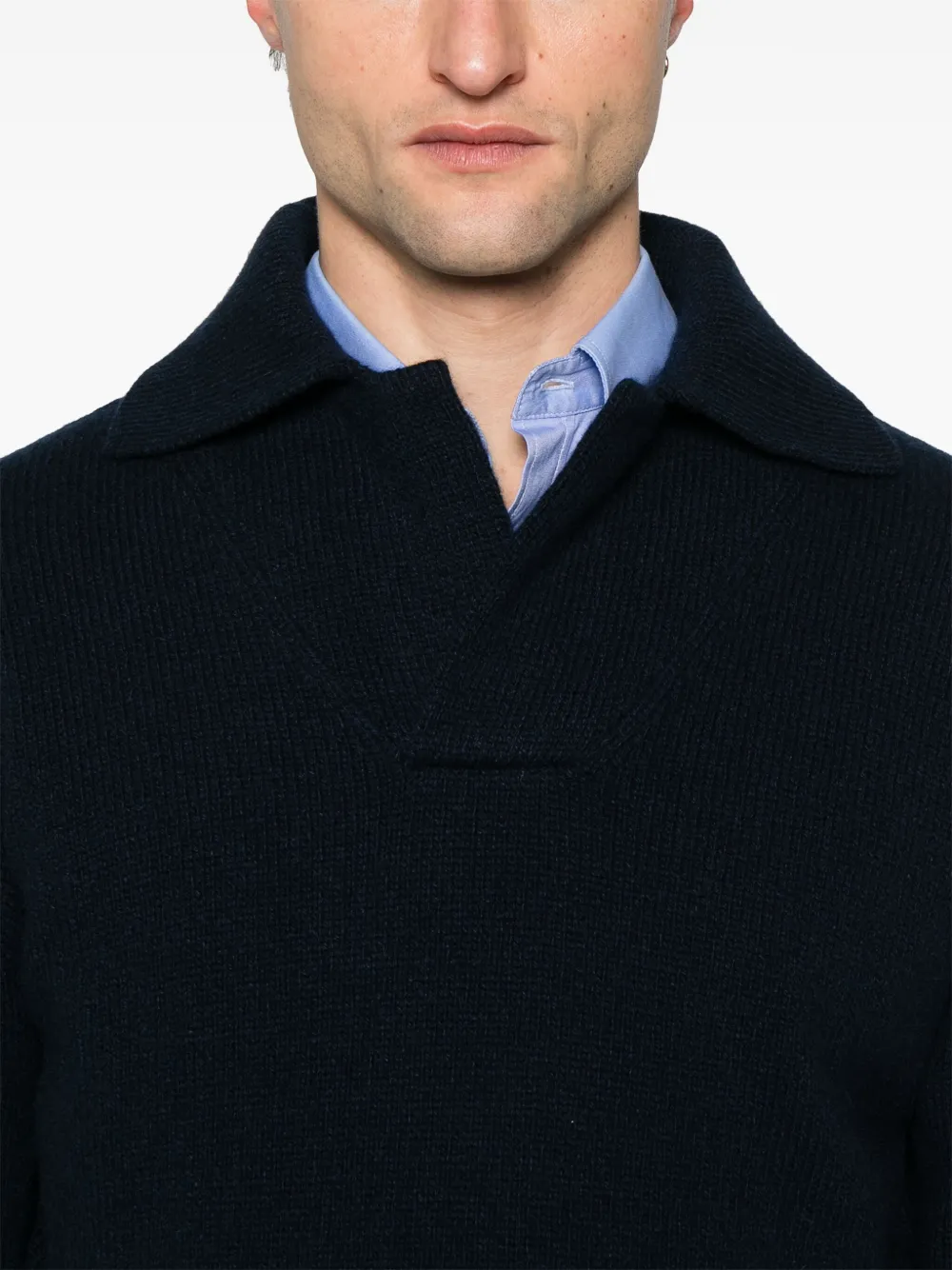 TOM FORD Trui met polokraag Blauw