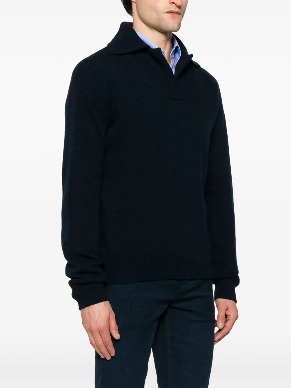 TOM FORD Trui met polokraag Blauw