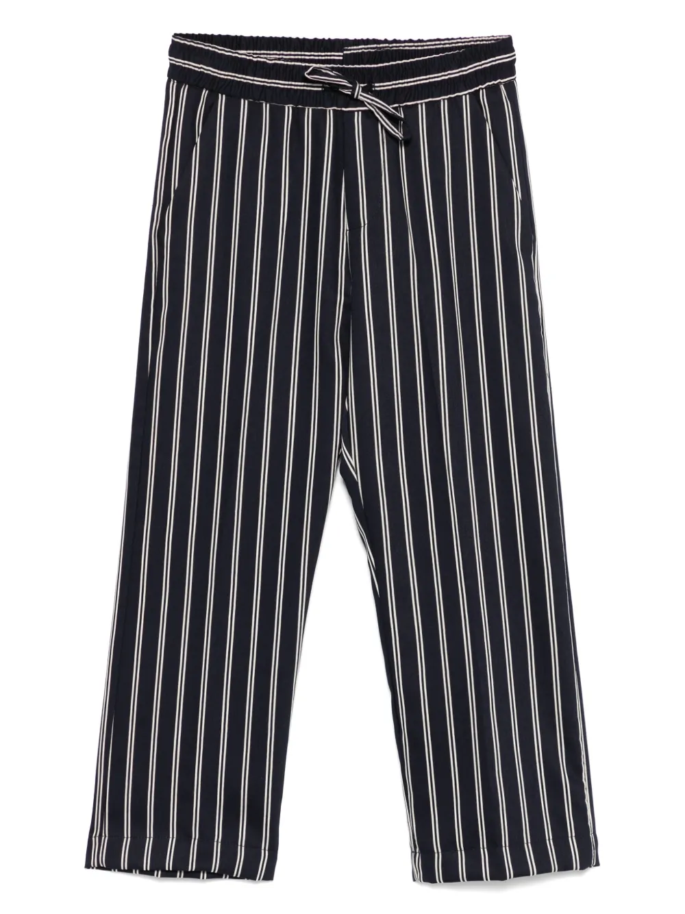 Paolo Pecora Kids Gestreepte broek Blauw