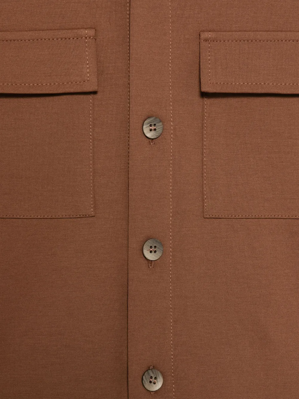 Paolo Pecora Kids Shirt met lange mouwen Bruin
