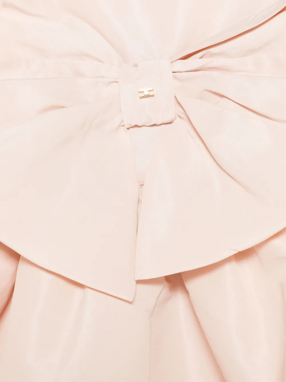 Elisabetta Franchi La Mia Bambina Jurk met oversized strik Roze