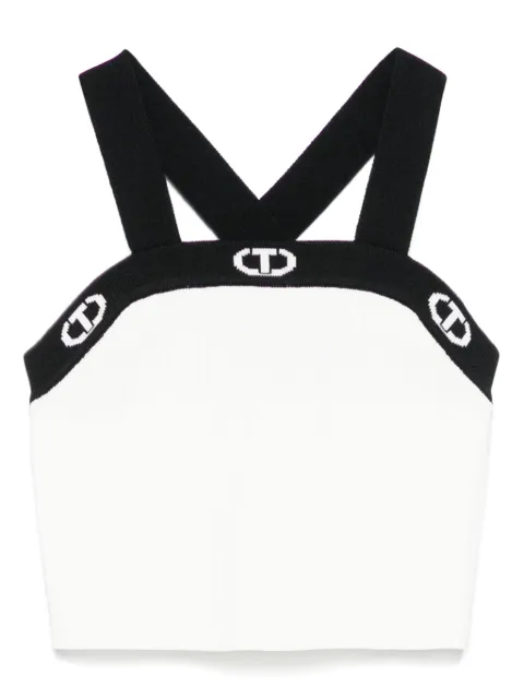 TWINSET Kids top tejido de canalé