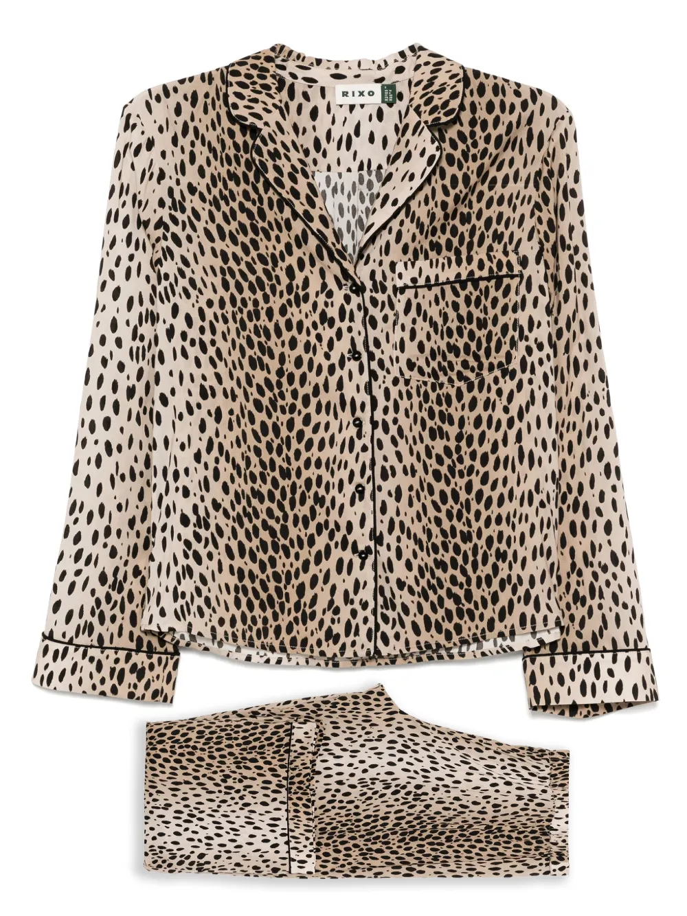 Rixo pijama Austin Antelope | marrón | Image 1