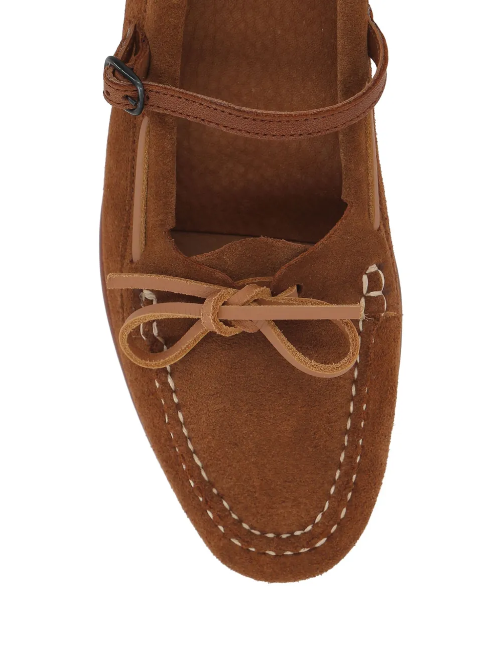 Hereu Women's Lorea Suede Leather Loafers In Brown