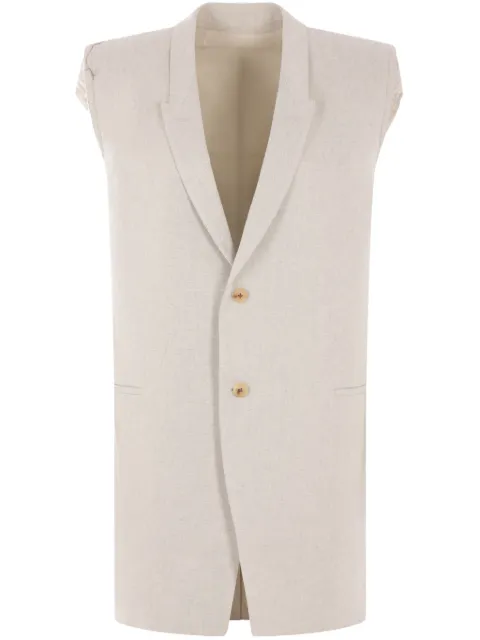 Rick Owens cotton waistcoat