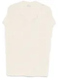 Agnona jersey vest - White