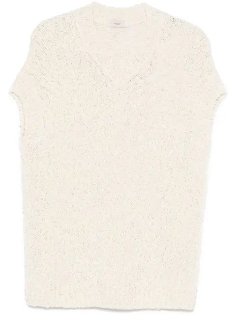 Agnona jersey vest