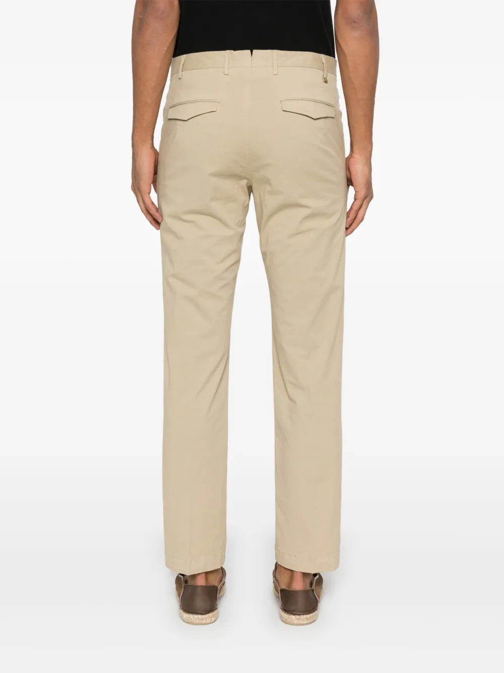 Shop Pt Torino Tapered-leg Chinos In Neutrals