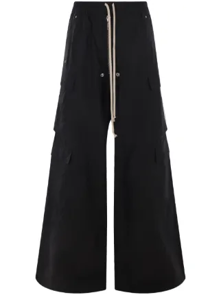 Rick Owens DRKSHDW Calça Double Cargo Jumbo Belas | Preto