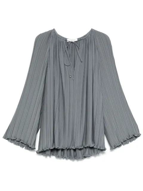 Lanvin blusa plisada