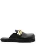 Moschino leather mules - Black