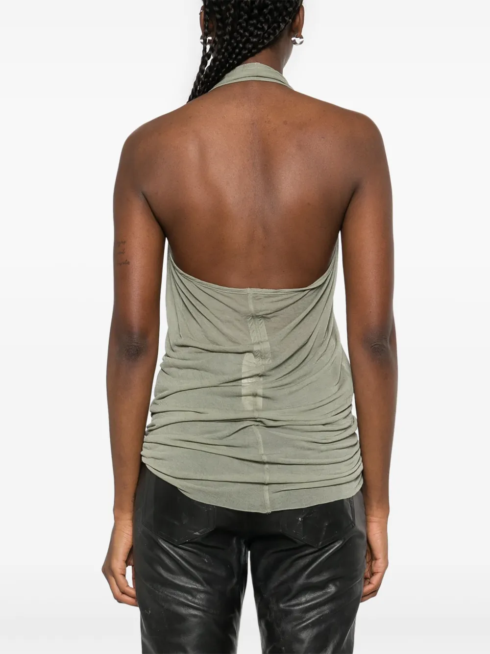 Rick Owens Halter tanktop Groen