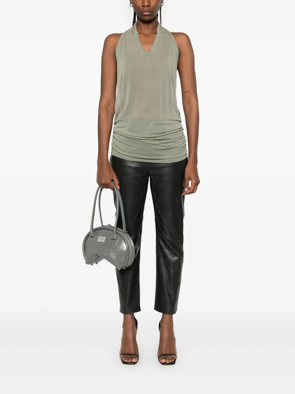 Rick Owens Halter tanktop - Groen