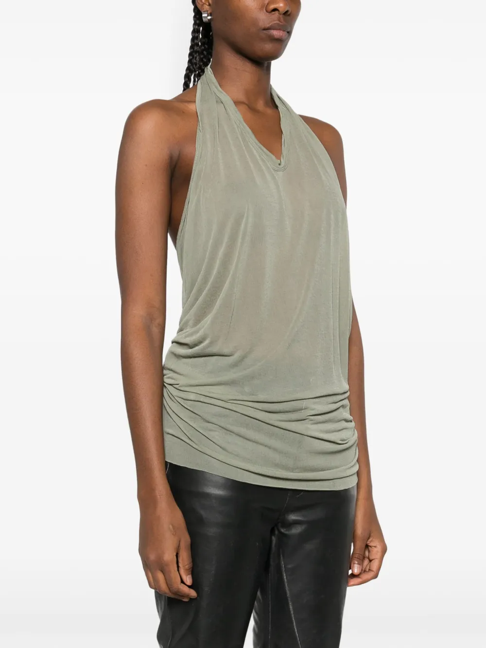 Rick Owens Halter tanktop Groen