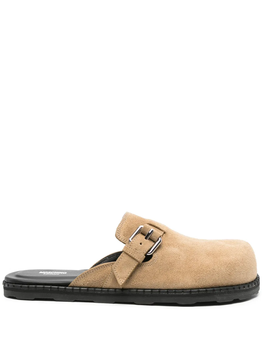 Moschino Suède slippers Beige