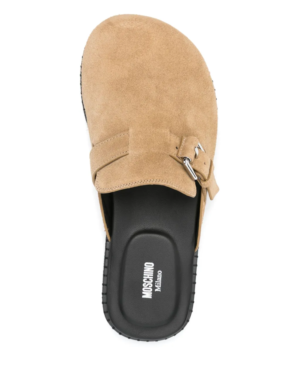 Moschino Suède slippers Beige