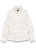 Moorer Aisha puffer jacket - White