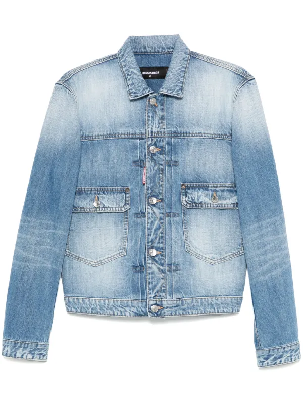低価格で大人気の DSQUARED2 サイズ36 クロップドデニムジャケット