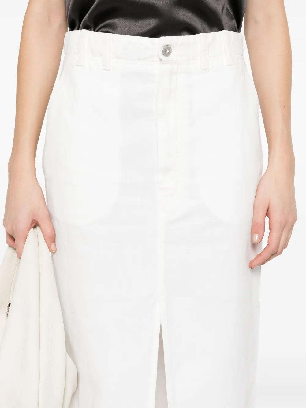 Brunello Cucinelli Chino maxi-rok Wit