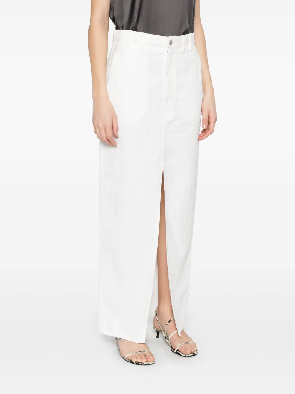 Brunello Cucinelli Chino maxi-rok Wit