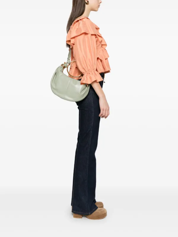 Chloé Small Bracelet Shoulder Bag | Green | FARFETCH