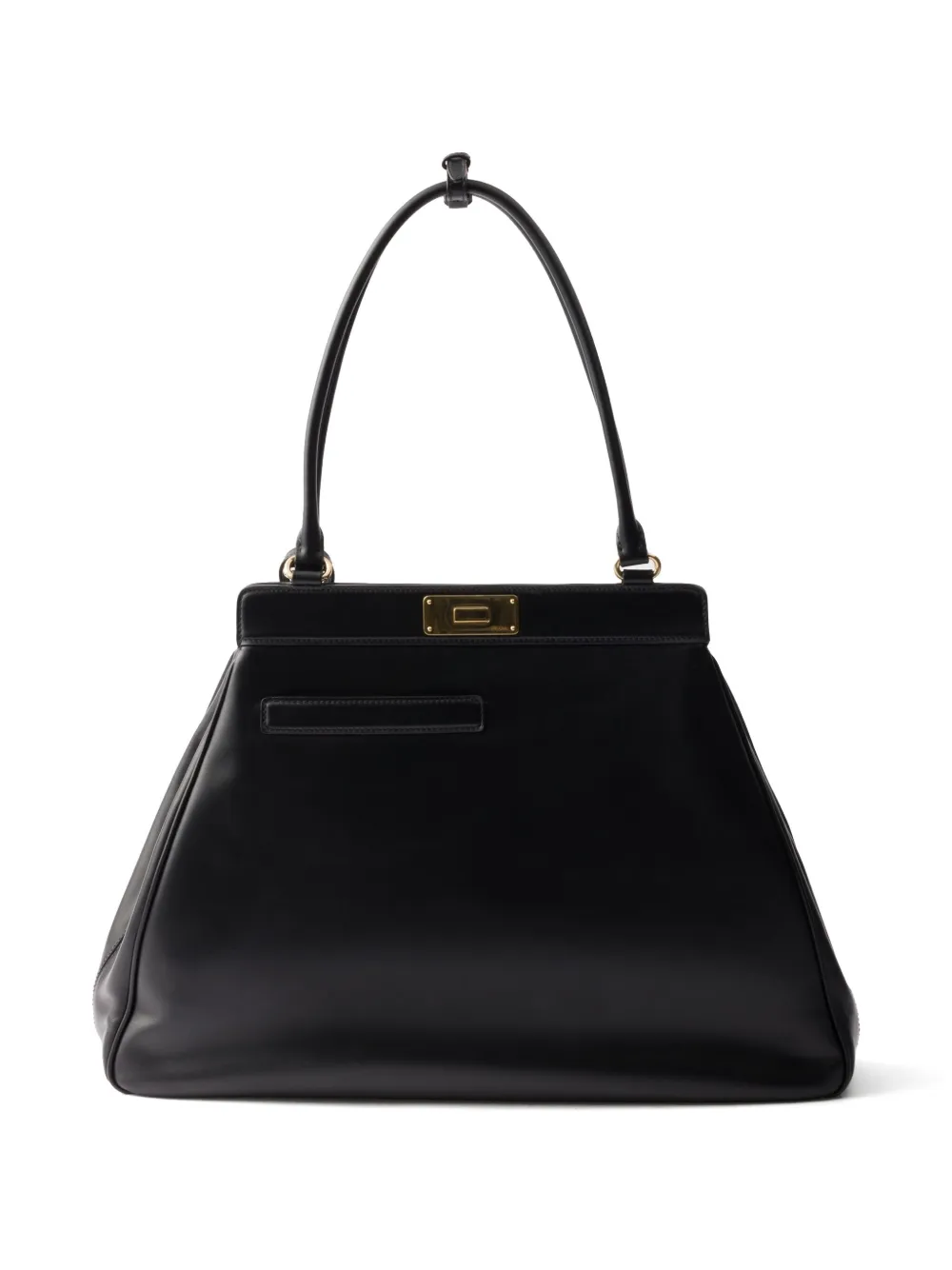 Prada Leren shopper - Zwart