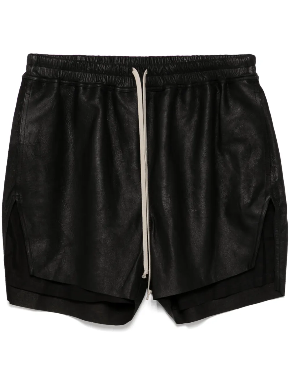 Rick Owens leather shorts | Black | Image 1