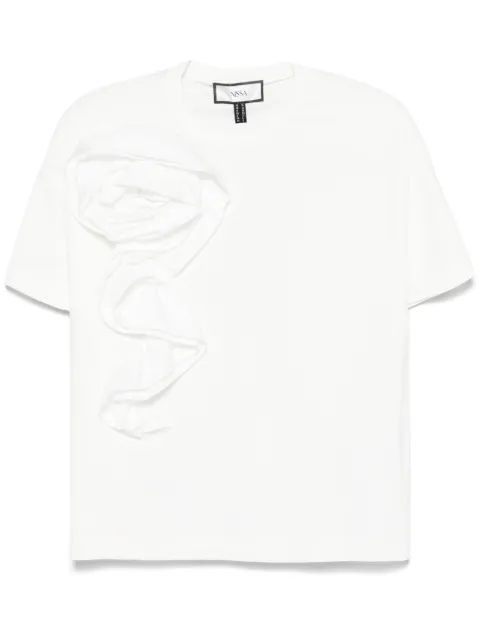 NISSA playera con aplique floral