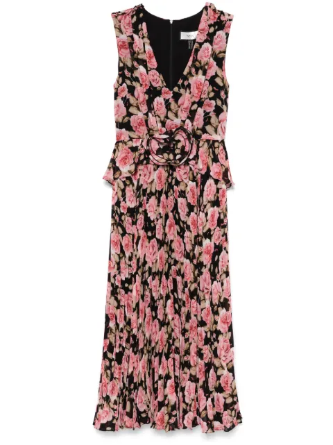 NISSA floral-print midi dress