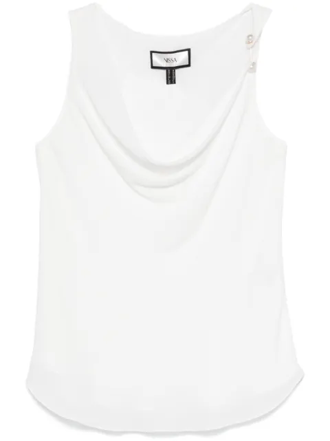 NISSA piercing-detail blouse