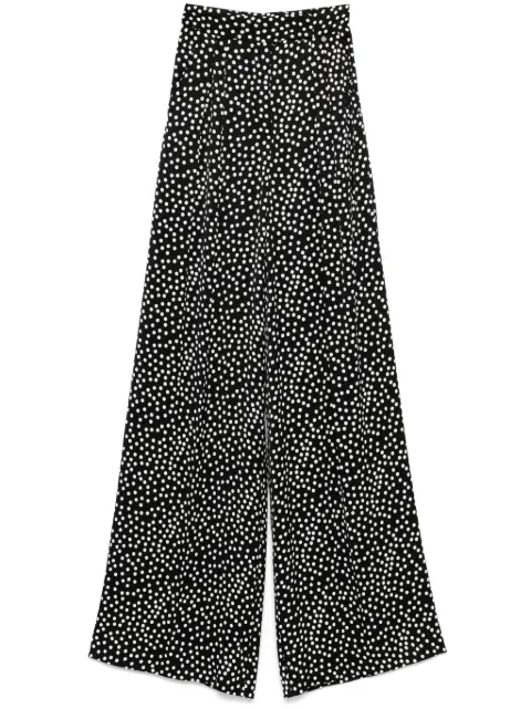 NISSA polka dot-print trousers