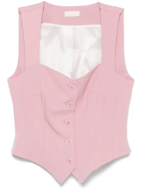 LIU JO sweetheart-neck vest