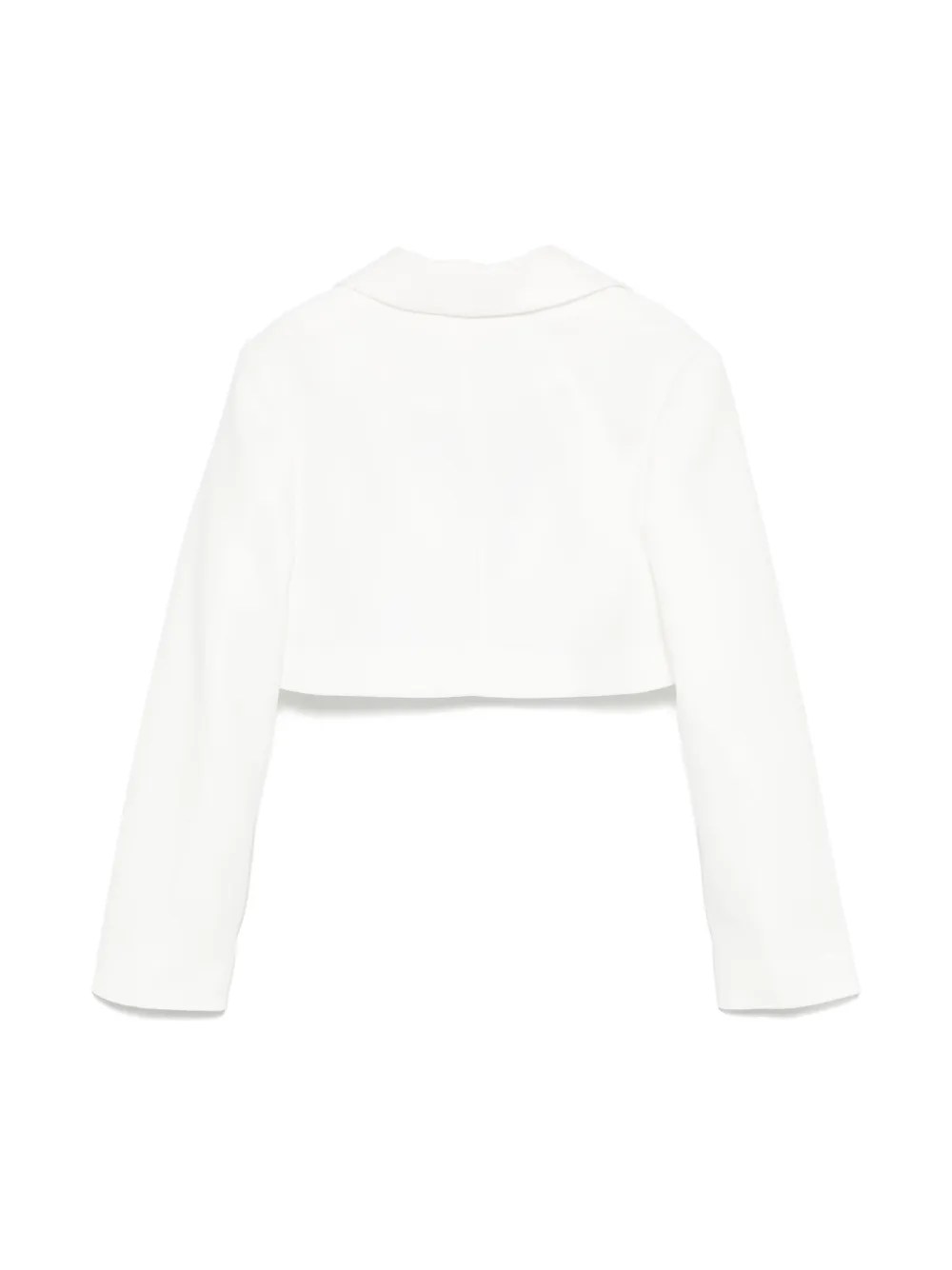 Elisabetta Franchi La Mia Bambina Cropped blazer - Wit