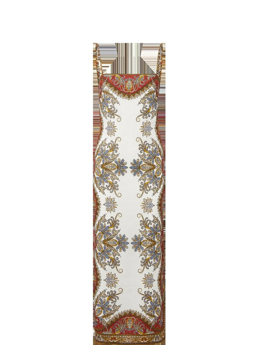 Veronica Beard Petra Print Maxi Dress In Multi
