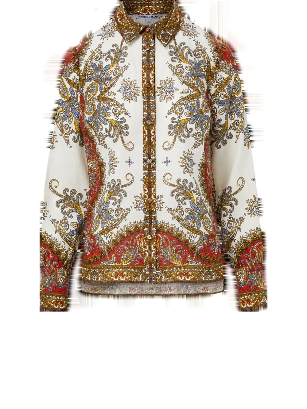Veronica Beard Maryam Paisley-print Blouse In Multi
