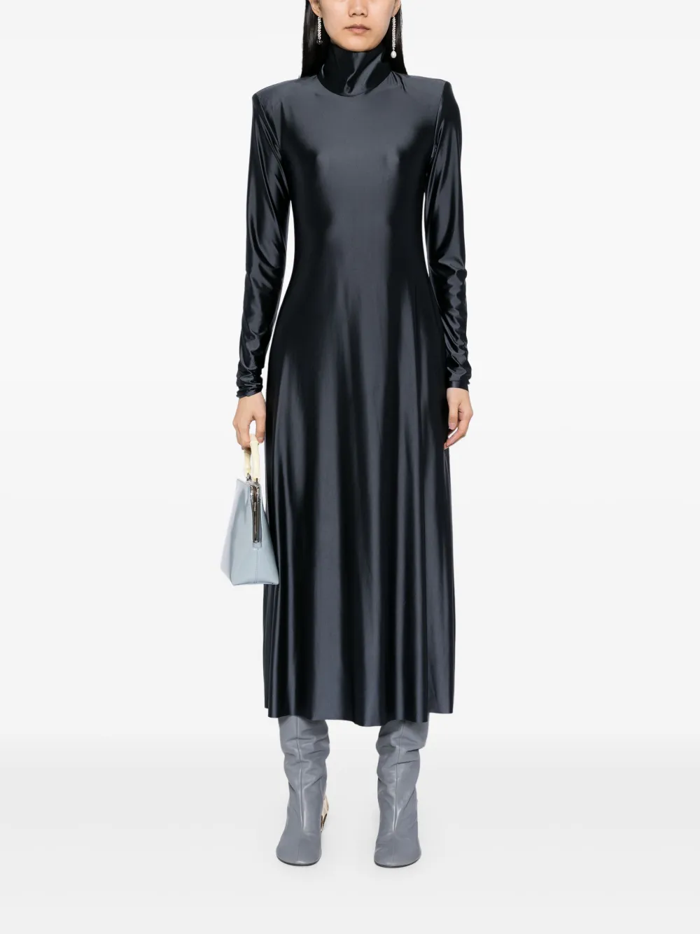Day Birger Et Mikkelsen Shari Glossy jurk - Zwart