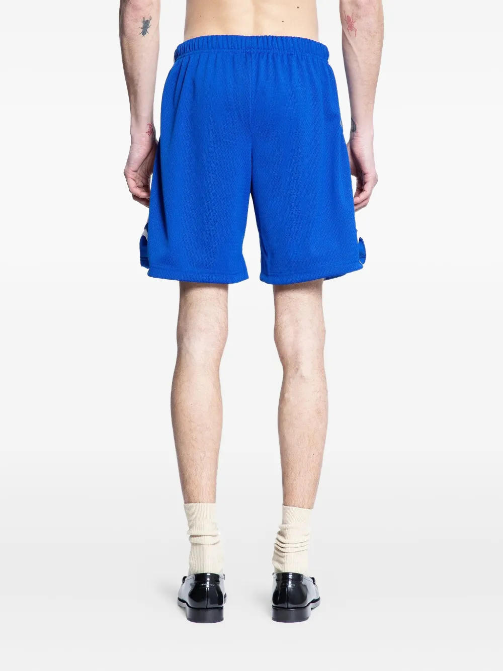 Gallery Dept. Venice Stripe-detail Mesh Shorts In Blue