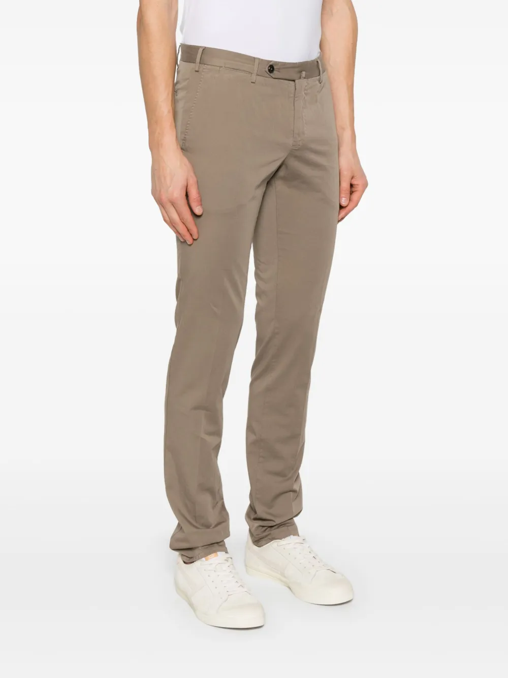 PT Torino Slim-fit broek Bruin