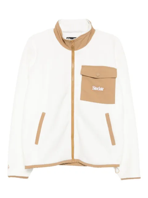 Sinclair embroidered-logo fleece jacket