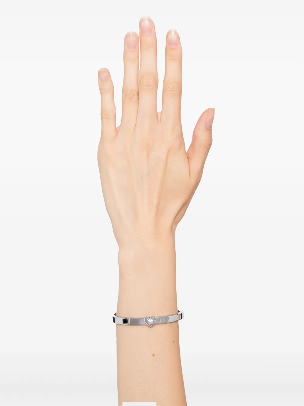 Kate Spade Heart You metalen armband met scharnier - Zilver