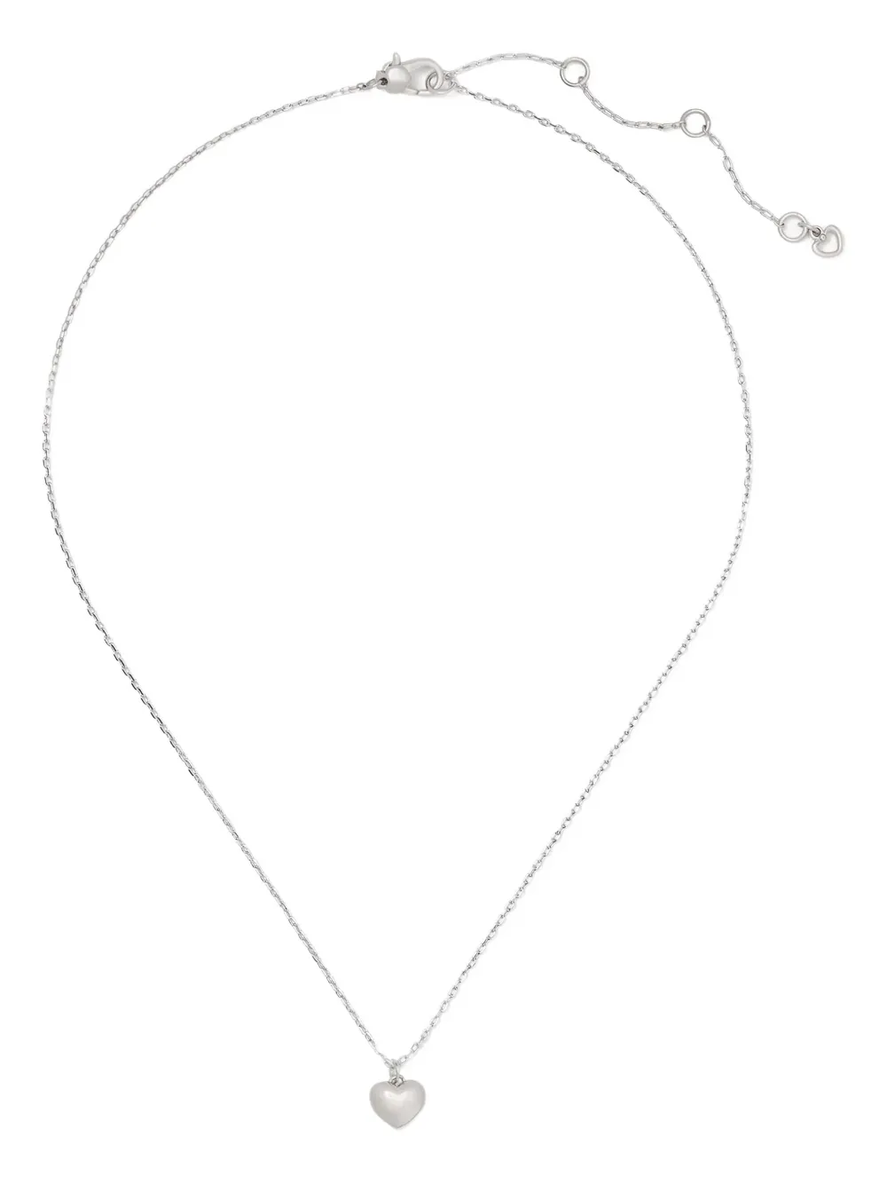 Kate Spade pendente a forma di cuore - Argento