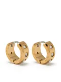 Kate Spade Set In Stone Chunky Huggies earrings - Gold
