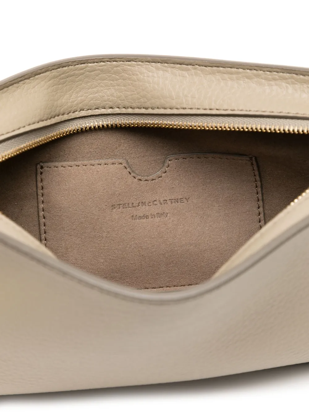 Shop Stella Mccartney Frayme Shoulder Bag In Neutrals