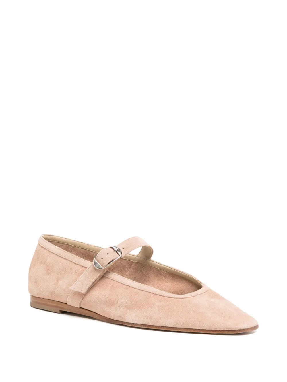 Le Monde Beryl Mary Jane suède ballerina's - Roze