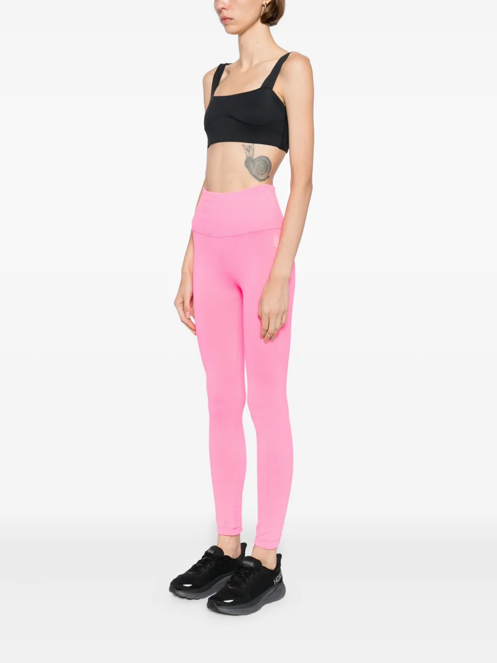 Free People Logo-print Leggings In Pink