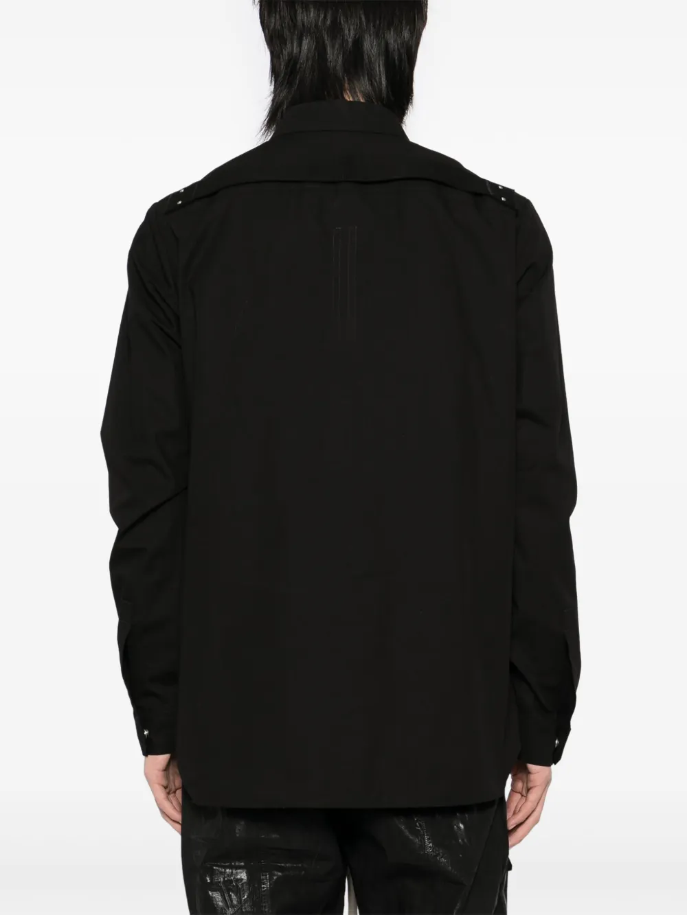 Rick Owens Overhemd met zak Zwart