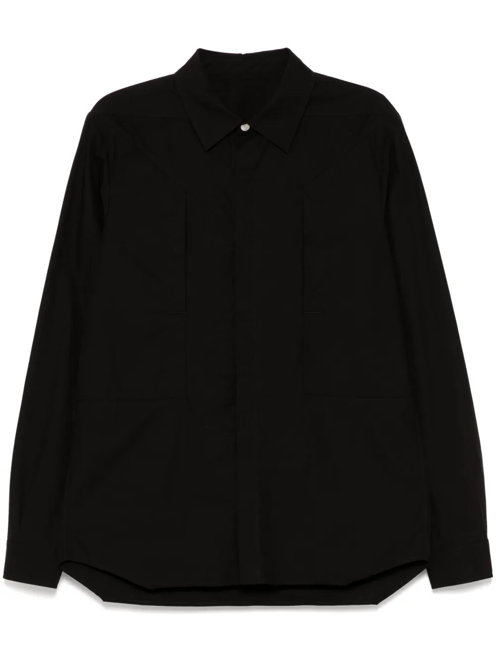 Rick Owens camisa con bolsillos | negro | Image 1